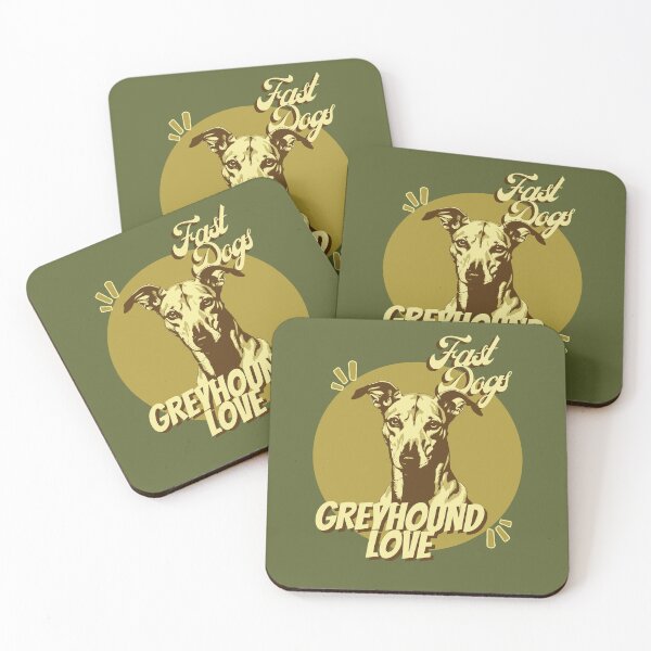 Item preview, Greyhound - Fast Dogs Collection (Olive) - TORODU designed and sold by torodu.