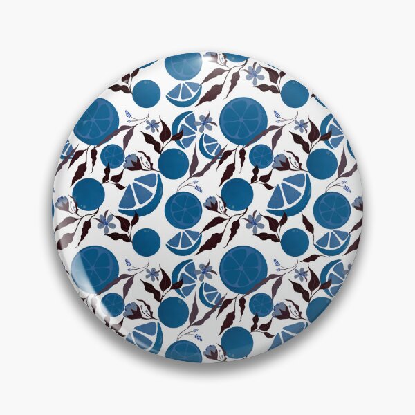 Item preview, Blue Oranges Pattern designed and sold by ByAllyAlly.