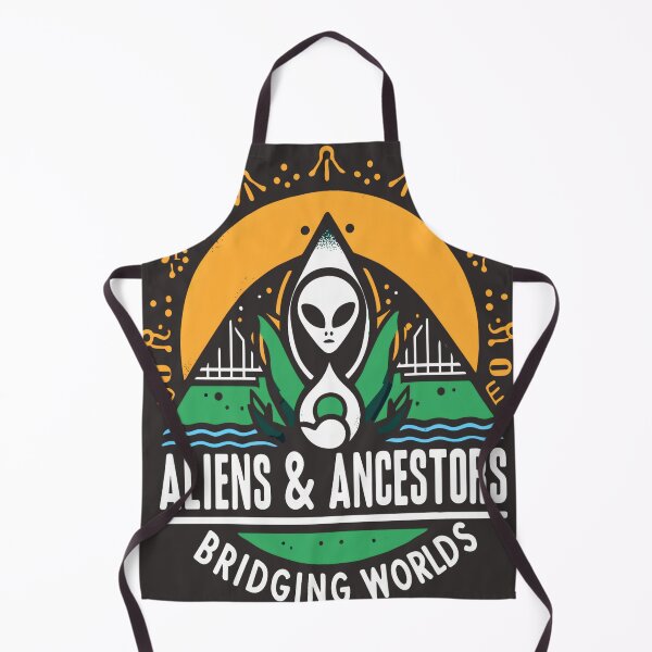 Aperçu de l'œuvre Aliens et ancêtres reliant les mondes créée et vendue par KitonicTees.