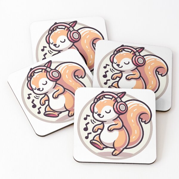Item preview, Joyful Music-Loving Squirrel designed and sold by OniumEth.
