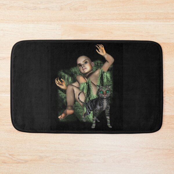 Item preview, Young Boy And His Cat designed and sold by Patricia Brown.