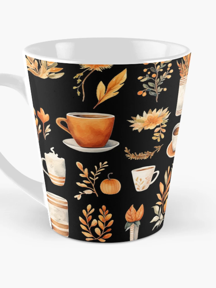 Thumbnail 3 of 4, Coffee Mug, Autumn Pattern Fall Pattern designed and sold by AnnaMDesign.