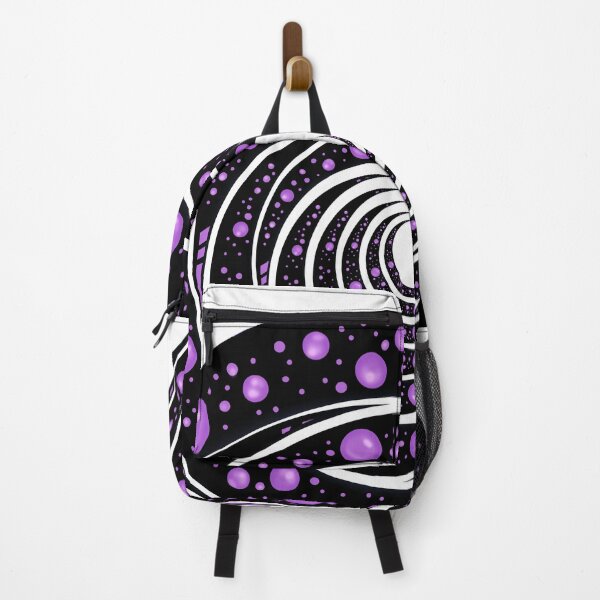 Item preview, Purples bubbles abstraction. Round digital drawing designed and sold by KateQR.