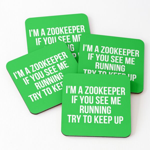 Item preview, Z is for Zookeeper,Funny Zookeeper Design – Humorous Wildlife Care Illustration designed and sold by PrettylittlepastelUk.