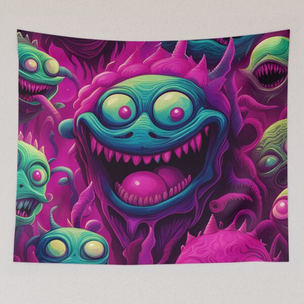 Item preview, alienlove 176 good mood lucky funny skull hero designed and sold by alienlove-8.