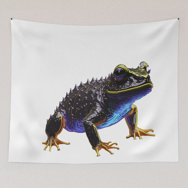 Item preview, colorful frog designed and sold by YolaShopOnline.