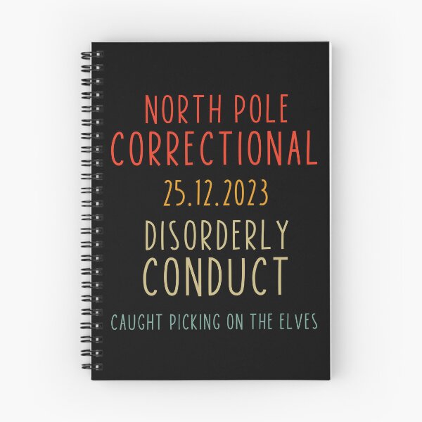 Item preview,  North Pole Correctional Disorderly Conduct Caught Elves designed and sold by Zikozaki.