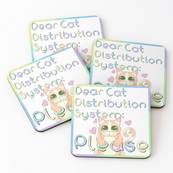 Item preview, Cute Cat Kitten Distribution System Sticker  designed and sold by ThatBeesElbows.