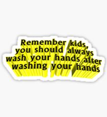 wash your hands Sticker