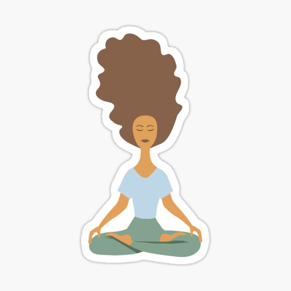 Item preview, Girl in lotus pose  designed and sold by Alenus.