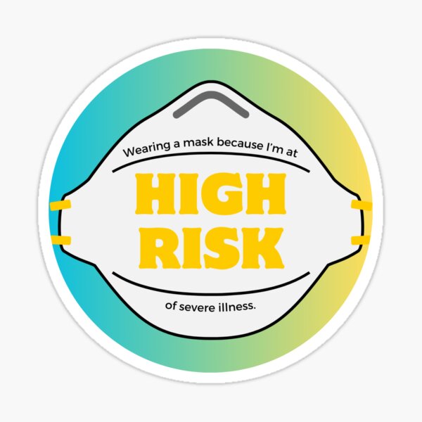 Item preview, High Risk teal yellow designed and sold by fansmaskup.