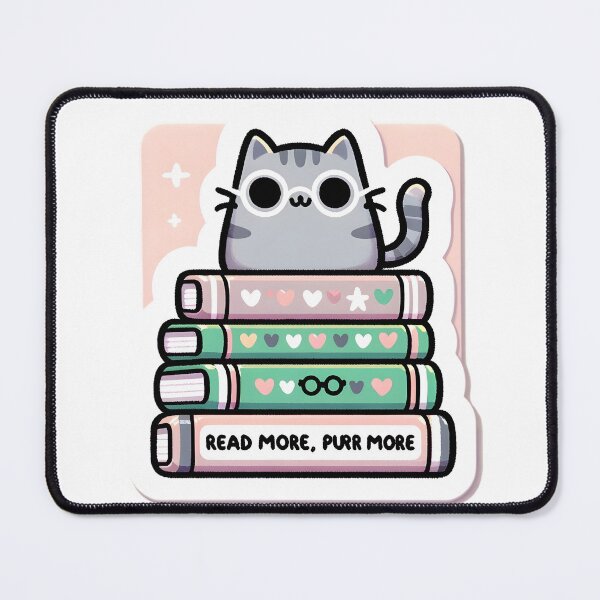 Item preview, Read More, Purr More designed and sold by aurahealing.