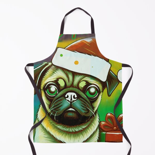 Item preview, Pug HAPPY HOLIDAYS 10 PUGGY HOLIDAYS designed and sold by RedBluffTraders.