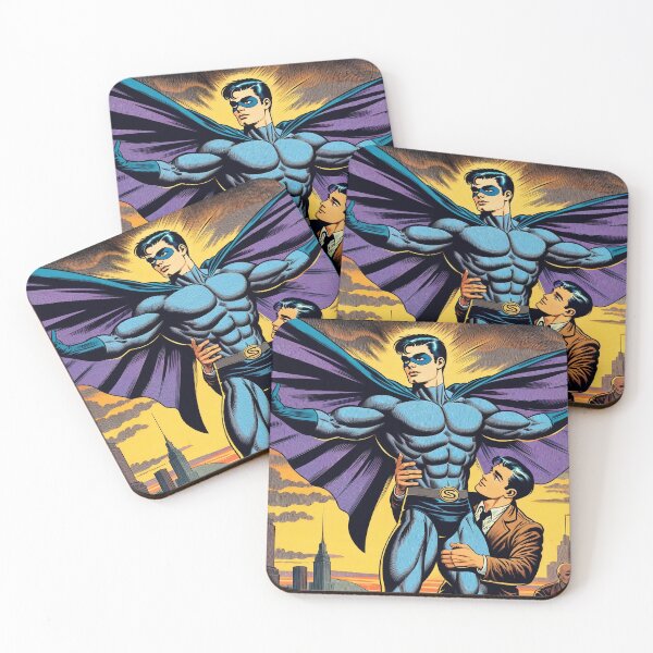 Item preview, Super Hero Love Vintage Comic Illustration designed and sold by Inspiration Palace.