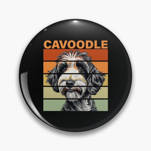 Item preview, Dogs Cavoodle Black And White designed and sold by storefoxmix.