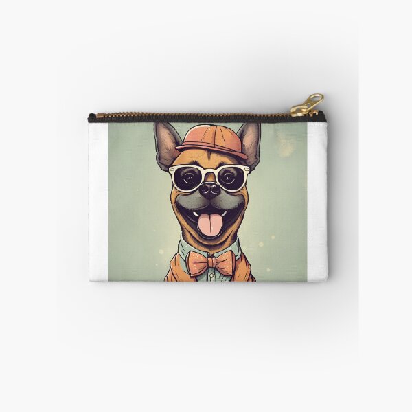 Item preview, Dog with hat, glasses, shirt, bow and jacket designed and sold by NaturaFotos.