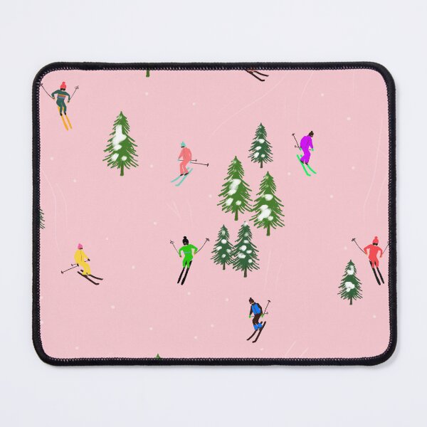 Item preview, Modern Pink Ski Opening Illustration designed and sold by pink-cowboy.