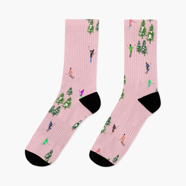 Item preview, Modern Pink Ski Opening Illustration designed and sold by pink-cowboy.