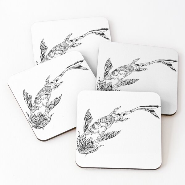Item preview, Floral Koi designed and sold by lezell.