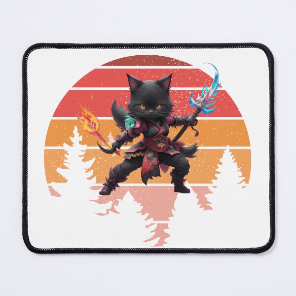 Item preview, Vintage Ninja cat,retro cat warriors ,samurai cat,brave cat, cute ninja cat, mamma's cat, japanese samurai cat, super hero cat, vintage ninja cat, vintage cat, gifts for her designed and sold by Cat-culture-art.
