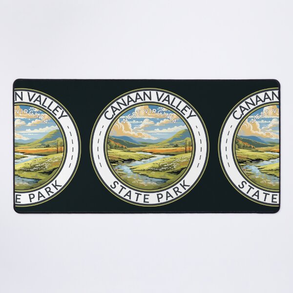 Item preview, Canaan Valley State Park West Virginia Travel Art Badge designed and sold by KrisSidDesigns.