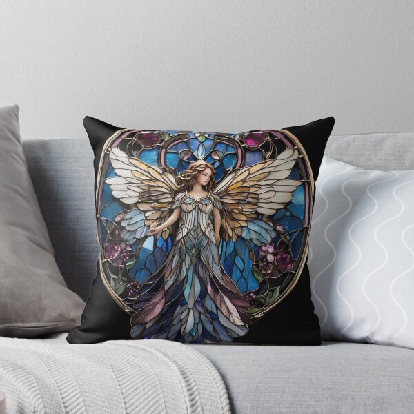Aperçu de l'œuvre Motif d'ange en vitrail créée et vendue par Desfix.