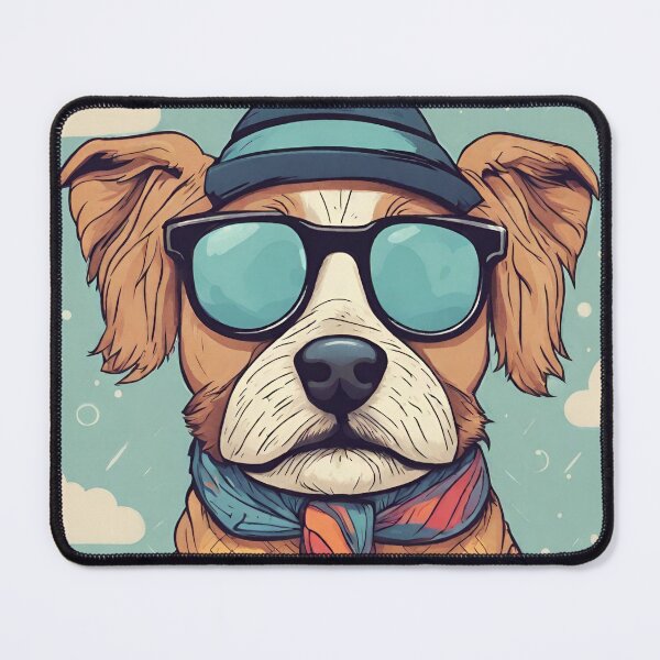 Item preview, Dog with hat, glasses, tie, handkerchief designed and sold by NaturaFotos.