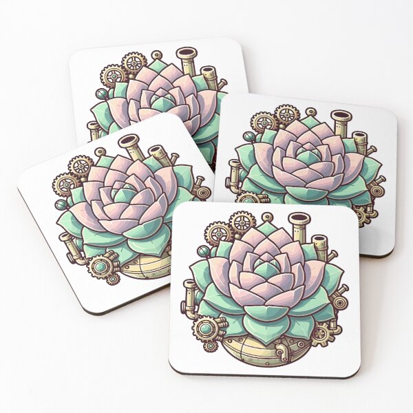 Item preview, Mechanical Blossom: Nature Meets Steampunk Elegance designed and sold by OniumEth.