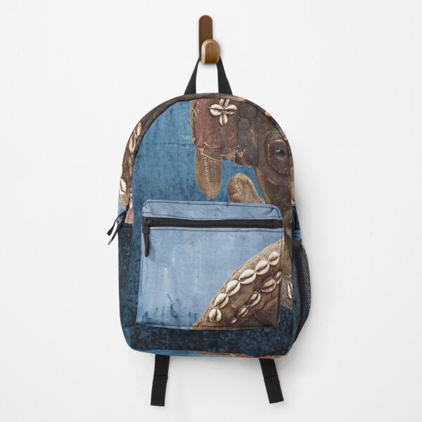 Item preview, Wooden african mask blue background designed and sold by Areashor.