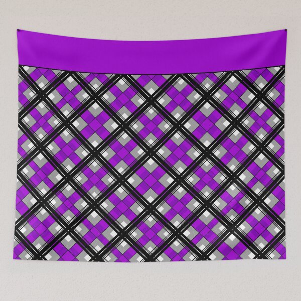Item preview, Combo black purple plaid  designed and sold by fuzzyfox.