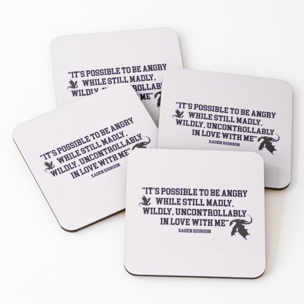 Item preview, Xaden Riorson Iron Flame Quote designed and sold by baranskini.