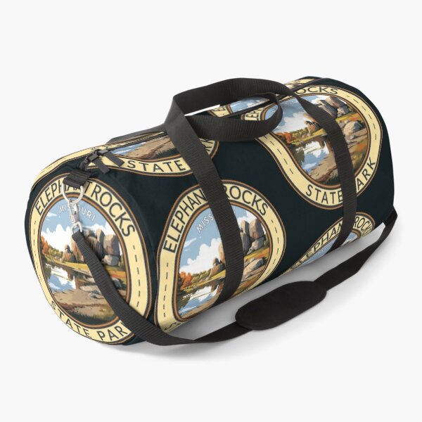 Item preview, Elephant Rocks State Park Missouri Travel Art Badge designed and sold by KrisSidDesigns.