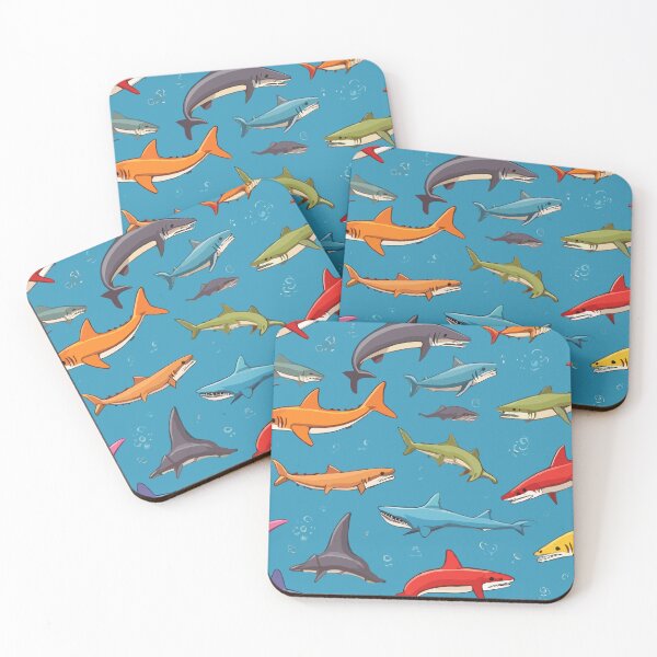 Item preview, colorful shark designed and sold by YolaShopOnline.