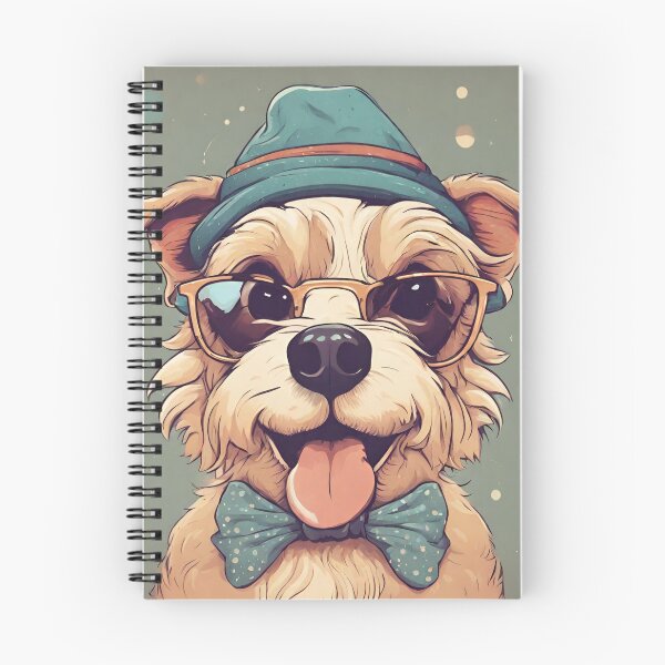 Item preview, Happy dog with hat, glasses and bow designed and sold by NaturaFotos.