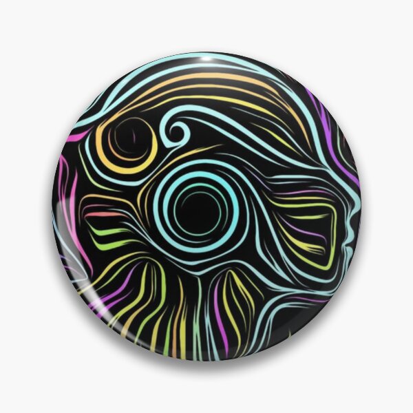 Item preview, Cosmic patterns: colourful lining abstract art pattern  designed and sold by LightWhale.