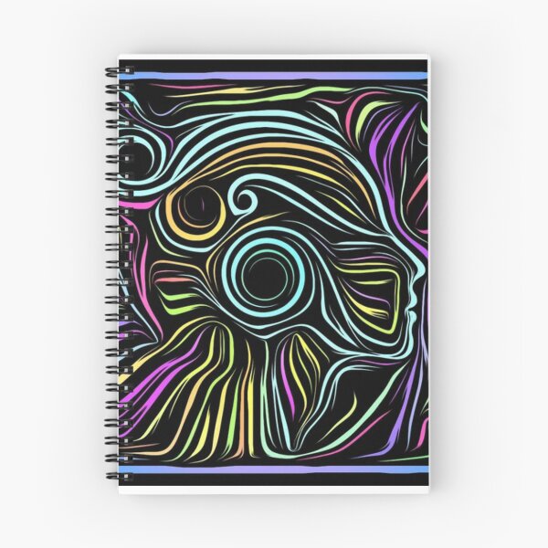 Item preview, Cosmic patterns: colourful lining abstract art pattern  designed and sold by LightWhale.