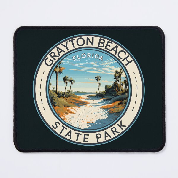 Item preview, Grayton Beach State Park Florida Travel Art Badge designed and sold by KrisSidDesigns.