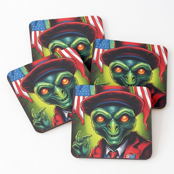 Item preview, alienlove 183 good mood lucky funny skull hero designed and sold by alienlove-8.