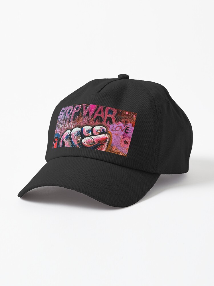 Thumbnail 1 of 7, Cap, STOP WAR designed and sold by AllanLinder.