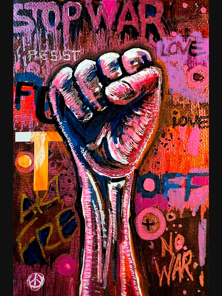 Thumbnail 7 of 7, Active T-Shirt, STOP WAR designed and sold by AllanLinder.