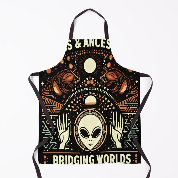 Aperçu de l'œuvre Aliens et ancêtres reliant les mondes créée et vendue par KitonicTees.
