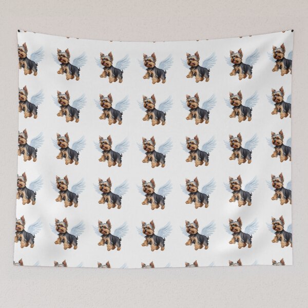 Item preview, Yorkie Angel designed and sold by ColourCove .