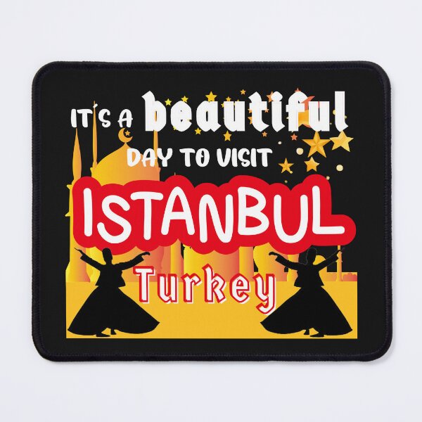 Item preview, Travel to beautiful Istanbul in Turkey. Bright text. designed and sold by LindaLG.