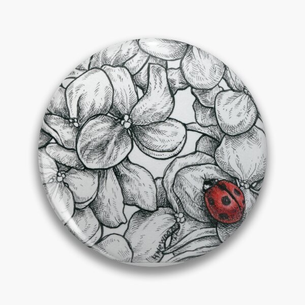 Item preview, Lady Beetle Hydrangea designed and sold by hnewmanart.
