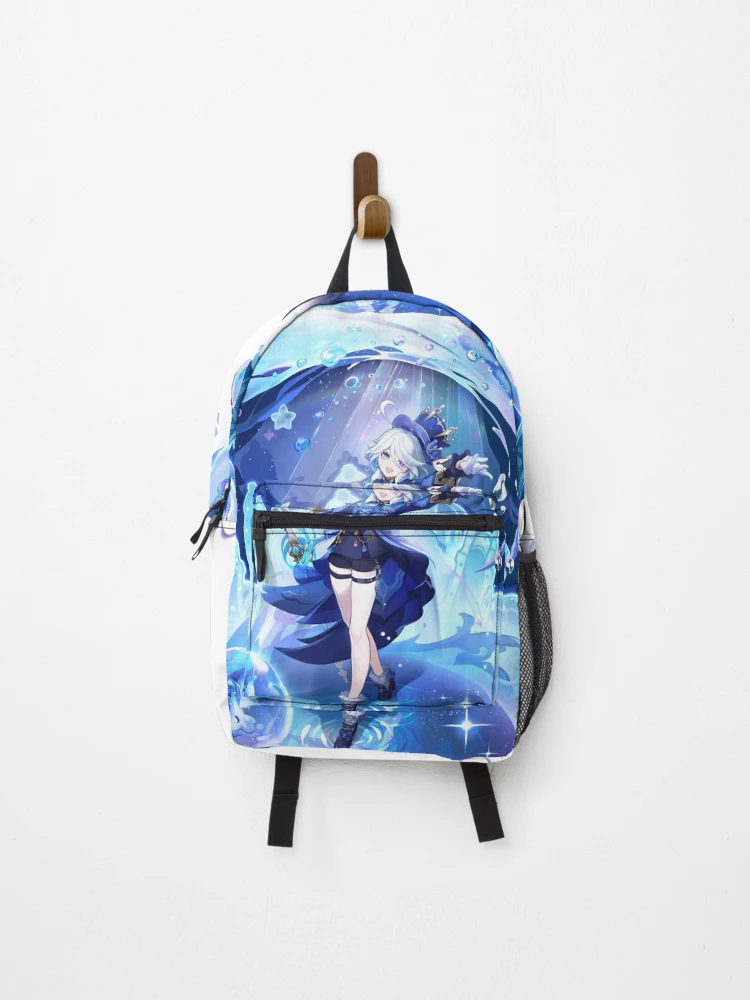 genshin mini backpack Albedo Impression Fashion Bag leaf clover badge holder. Ready For ShipDokiDoki-SR Game Genshin