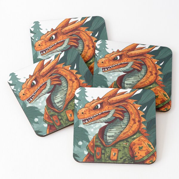 Item preview, COMODO DRAGON ORANGE CAMAFLAUGE designed and sold by PIGCASSOSAIART.
