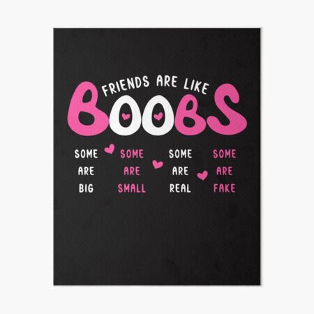 Boobs Art Board Print for Sale by Chloeamk