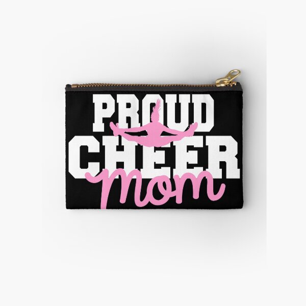 Item preview, PROUD CHEER MOM WHITE/PINK designed and sold by incheerdesigns.