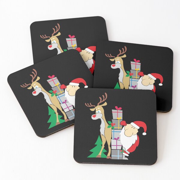 Item preview, Santa Claus with reindeer designed and sold by FlamingProjekt.