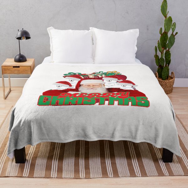 Item preview, Santa smile with four dogs Season greetings ,brafdesign designed and sold by Brafdesign.